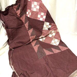 Antique quilt topper 120" X 94"